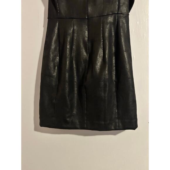 Byron Lars Beauty Mark Faux Leather Dress – Size 2 - Picture 7 of 14